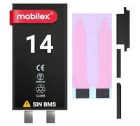 MOBILEX® Batería Sin BMS para iPhone 14 | 3279mAh - Capacidad Original | Celda Interna Repuesto | OEM | Sin Cable Flex | Requiere Soldadura