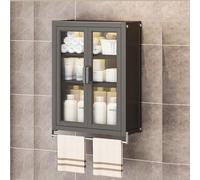Mobili da parete per il bagno, credenza da cucina, credenza con 2 Ante in plastica, mobiletto per Sala da pranzo, mobiletto portaoggetti per Veranda, mobiletto portaoggetti sopra il WC, ripi