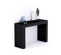 MOBILI FIVER, Consola de Entrada Evolution 120x40, Madera Negra, Made In Italy