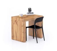 MOBILI FIVER, Escritorio Evolution 90x60, Madera Rustica con Dos Patas, Aglomerado y Melamina, Mesa Escritorio para Habitación, Oficina, Made In Italy