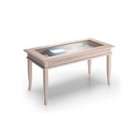 MOBILI FIVER, Mesa de Centro Classico, Color Olmo Claro, Made In Italy