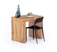 MOBILI FIVER, Mesa de Comedor Evolution 90x60, Madera Rustica con Dos Patas, Mesa de Comedor para 2 Personas, Mesa Cocina, Made In Italy