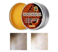 Mobili Legno - 80 g Balsamo Nutriente 10,5 x 4 cm | Lucidante Natural Tavolo Antiumidità Rigenerante Per Armadi Sedie Antichi Restauro Casa Ufficio Trattamento Protettivo