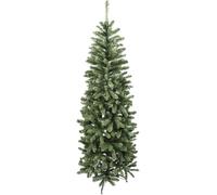 Rebecca Mobili Árbol de Navidad Pequeño, Delgados, 963 Ramas, PVC Base de Plástico Verde, Ahorra Espacio, Decoración Hogar y Escaparates - Tamaño: 210 x 81 x 81 cm (A x AN x FON) - Art. RE6756