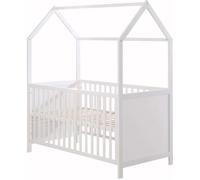 Mobili Rebecca Cama para niños 140x70 cm de madera de pino blanca