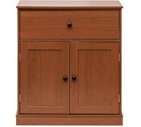 Mobili Rebecca Mueble de almacenaje con 1 cajon y 2 puertas en aglomerado marrón