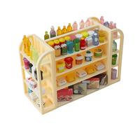 Mobili Scaffali Miniatura - Arredo Spazio Bambole,Libreria Per Case Minuscole, Decorazione Casa Novità | Gioco Di Ruolo FAI Finta Creativo, Accessorio Espositore Design Interni Modellismo