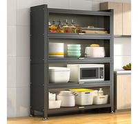 Mobiliario Auxiliar Cocina, Aparador De Bar, Almacenaje para SalóN con Patas Ajustables For Sala De Estar, Estudio Y BañO.