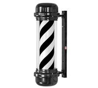 Mobiliario de Peluqueria Barber Pole LED Poste De Barbero Luminoso De Exteriores para Peluquerías Profesional Lám, Rayas Giratorias De Iluminación, Impermeable Ahorro E