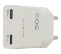 Mobilis 020026 cargador de dispositivo móvil universal blanco corrien