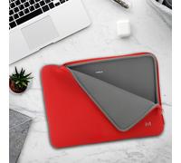 Mobilis - 049019 maletines para portátil 35,6 cm (14") Funda Gris, Rojo