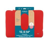Mobilis - 049019 maletines para portátil 35,6 cm (14"") Funda Gris, Rojo