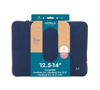 Mobilis - 049021 maletines para portátil 35,6 cm (14") Funda Azul, Gris