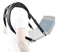 MOBILIS Arnés Ergonómico para Portátil y Tablet - Transporte y Escritura | Trabajo de Pie con Manos Libres - Sistema Ajustable de 4 Puntos de Sujeción - Soporte Acolchado para Profesionales de Campo