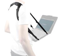 Mobilis Arnés para Portátil y Tablet con 4 Puntos de Sujeción | Trabajo Manos Libres de Pie, Correa Ajustable 100-180 cm, Acolchado Reforzado, Herrajes Metálicos