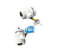 Mobilis Cable De Seguridad A Doble Cerradura Con Llave Blanco 1,80m Lock