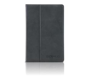 Mobilis Case C2 - Funda Protectora de Piel sintética con lápiz Capacitivo para Tablet de 7", Color Negro y Gris