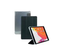 Mobilis Funda para iPad 10.2'' 2021/2020/2019, Carcasa con Esquinas Reforzadas Compatible iPad 9/8/7 Gen, Función Soporte y Portalápiz, Negro/Transparente