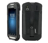 MOBILIS Funda para Zebra TC51 - TC52 - TC56 - TC57 + Banda de Agarre | Carcasa Reforzada para Ordenador Móvil - Protección Grado Militar - Material Reciclado & Antimicrobiano - compatible Docking