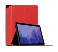 Mobilis Funda Rígida para Samsung Galaxy Tab A7 10.4'' 2020 (SM-T500/T505/T507), Smart Cover, Carcasa Delgada con Soporte Ajustable, Rojo
