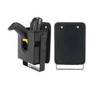 Mobilis Funda Soporte para Terminales/Escáneres de Códigos de Barras con Empuñadura Tipo Pistola para Atornillar en la Pared o en Carretilla Elevadora - Sistema de Acceso Rápido