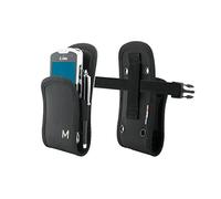 MOBILIS Holster para Terminal de Entrada con trabilla para cinturón, cinturón y Soporte para bolígrafo, Funda para escáner de teléfonos Inteligentes, Sistema de Acceso rápido, Talla M