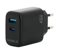 Mobilis Wall Charger 45W USB Black