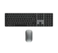 Mobility Lab - CP430W - Combo Teclado y ratón inalámbrico - AZERTY, Receptor USB 2.4 GHz + 3 x Bluetooth, 15 accesos directos Multimedia, Carga rápida vía USB-C - Windows
