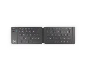 Mobility Lab - KP410W Mini Clavier Bluetooth Pliable Azerty - Compact et Léger pour Tablette/PC - Connexion Multidispositif via Bluetooth 5.0 - Compatible Android, iOS