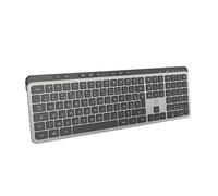 Mobility Lab - KP450W Teclado inalámbrico multiconexión, AZERTY, Receptor 2.4Ghz USB + 2 x Bluetooth, 25 accesos directos Multimedia, Carga rápida vía USB-C - Windows