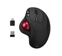 Mobility Lab - Ratón inalámbrico trackball - Ratón inalámbrico con Rueda de Pulgada, precisión Ajustable, conexión USB y USB-C, Compatible con macOS y Windows - Negro