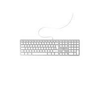 Mobility Lab teclado alemán QWERTZ con cable Design Touch ideal para Mac - plata