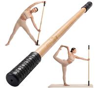 Mobility Mentor Palo de yoga - Palo de movilidad - Palo de ejercicio de bambú grande para estiramientos - Palo de entrenamiento - Corrector de postura - Barra de yoga - Barra de estiramiento para
