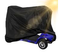 Mobility Scooter Cover, Oxford Fabric Power Assisted Vehicle Accessories, Black Mobility Scooter Covering, Ideal for Dirt, Snow, Rain, Sun Rays, Outdoor Protection, Weatherproof, 71x117cm