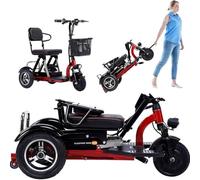 Mobility Scooters Patinete De Movilidad De 3 Ruedas Ligero Plegable Scooter De Movilidad Scooters Móviles para Ancianos Ideal para Una Mayor Independencia Y Conveniencia,A,10ah