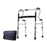 Mobility Walker Drive Healthcare Yc8209 Andador plegable de aleación de aluminio engrosado con ruedas traseras (A)