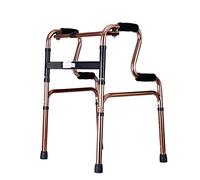 Mobility Walker Walking Aid Marcos plegables Andador ligero de aluminio, para padres mayores Abuelos Discapacitados y lesionados, Estrella mediana de la luz