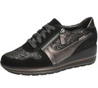 Mobils by Mephisto, Abby Velcalf, Mujer Basket_Mode_Bass Negro metalizado, 12200 negro, 40 EU
