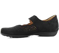 Mobils by Mephisto Liria Zapatillas de Deporte con Cordones de Las Mujeres con el pie en Retirada del Corcho Bucksoft 6900 Black tamaño : 42 EU