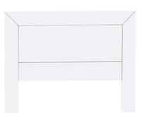 Moblit Cabecero para Somier de 135 cm Realizado en Madera de Pino Macizo y MDF Color Blanco Lacado Serie Kalpe Medidas (110x145x2) cm (altoxanchoxfondo) Robusto y Resistente
