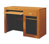 MOBLIT Escritorio, Pino Macizo, Serie Kalpe, Medidas: (75x110x50) cm (altoxanchoxfondo), Color Cerezo