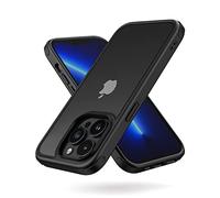 MobNano Funda iPhone 13 Pro Antigolpes Transparente Capa Silicona Bumper Case para iPhone 13 Pro 360 Grados Completa Protectora Funda - Negro