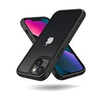 MobNano Funda iPhone 14, Funda iPhone 13 Antigolpes Transparente Capa Silicona Bumper Case para iPhone 13 14 360 Grados Completa Protectora Funda - Negro