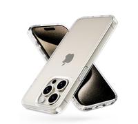 MobNano Funda iPhone 15 Pro MAX Antigolpes Transparente Capa Silicona Bumper Case para iPhone 15promax 360 Grados Completa Protectora Funda - Clear