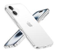 MobNano Funda iPhone 16 para Protección Militar a Prueba de Golpes, Anti-Amarillo Case, Anti-Choques Carcasa Protector Cámara Bumper Case Cover - Transparente
