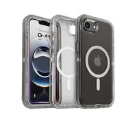 MobNano Funda magnética transparente para iPhone 16e, color negro
