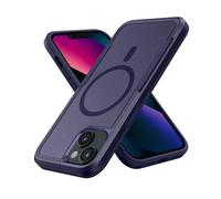 Mobnano Magetnic - Funda para iPhone 14 y iPhone 13, compatible con Magsafe, con protección multicolor, a prueba de golpes, parachoques y botones desmontables, protección contra caídas de grado