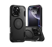 Mobnano Magetnic - Funda para iPhone 16 Pro Max, compatible con Magsafe, protección contra caídas de grado militar antiarañazos - Negro mate