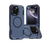 Mobnano Magetnic - Funda para iPhone 16 Pro Max, compatible con Magsafe, protección contra caídas de grado militar antiarañazos - Azul