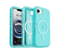 Mobnano Magetnic - Funda para iPhone 16e, compatible con Magsafe, con protección multicolor, a prueba de golpes, parachoques y botones desmontables, protección contra caídas de grado militar